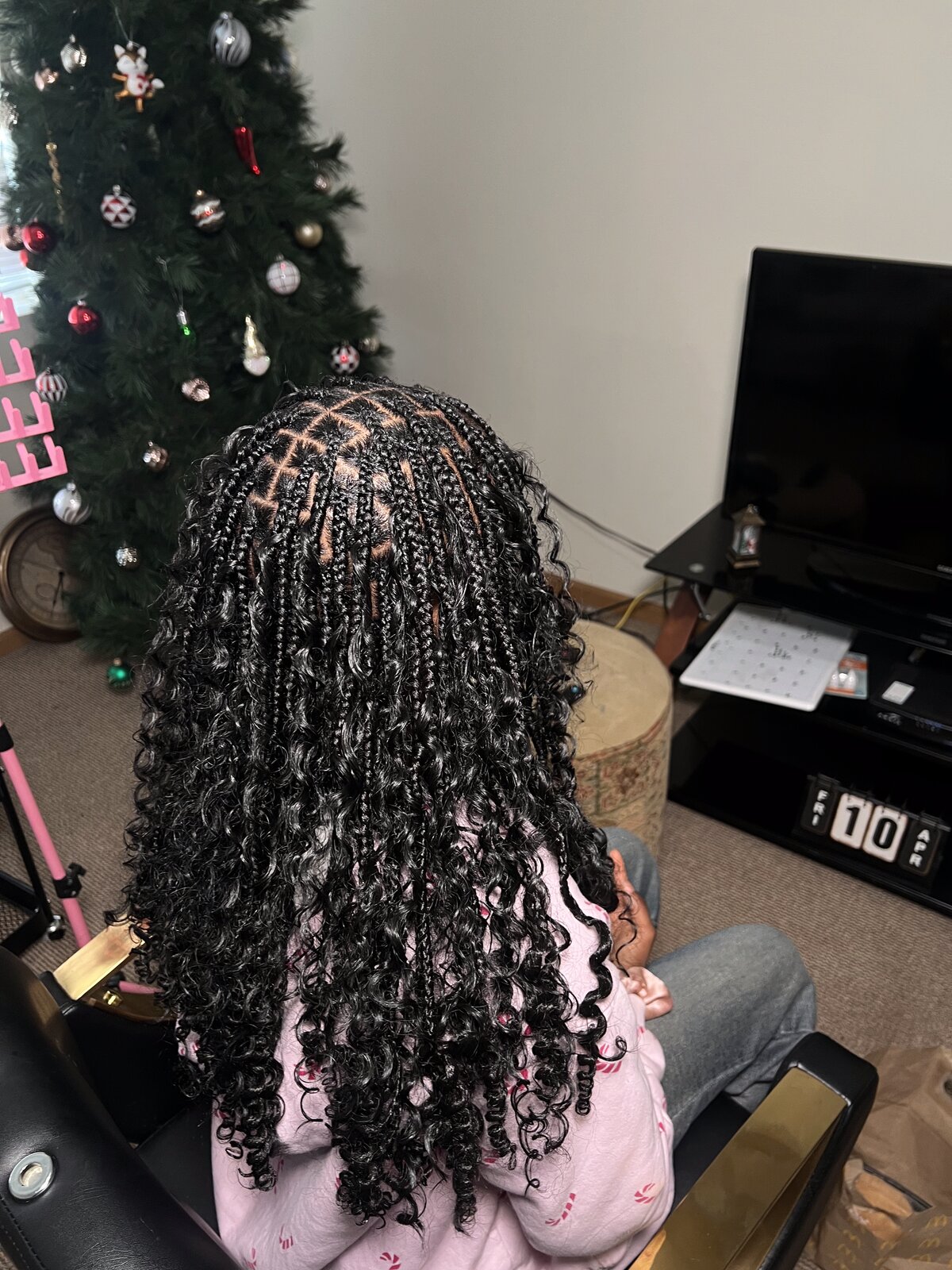 Short Bohemian Knotless